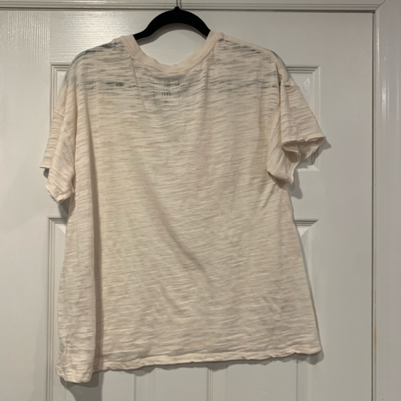 Free People We The Free Notch Neck Short Sleeve T-shirt - Picture 2 of 4